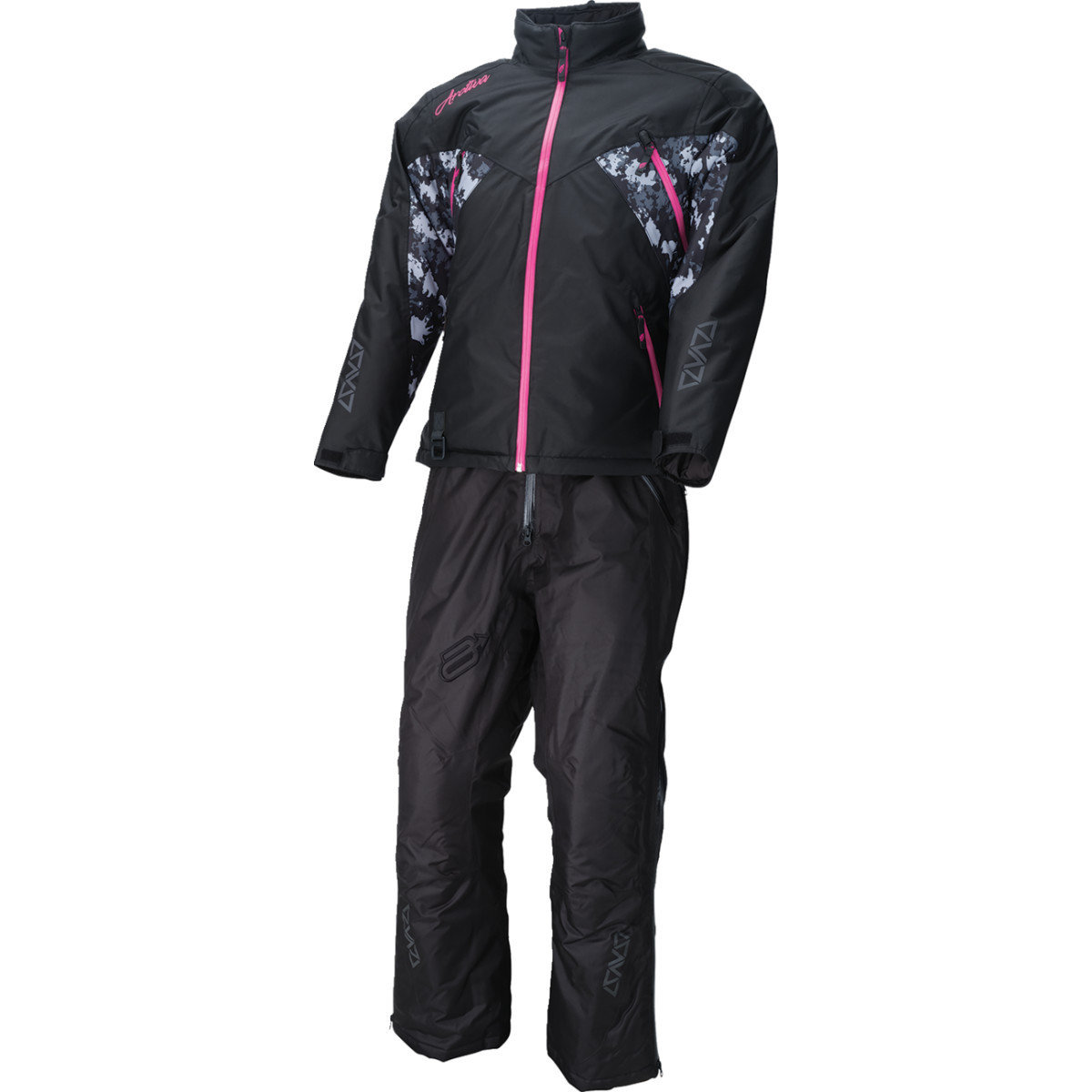 Arctiva - Women's Pivot 7 Insulated Jacket - Black/Camo Gray/Pink - XL