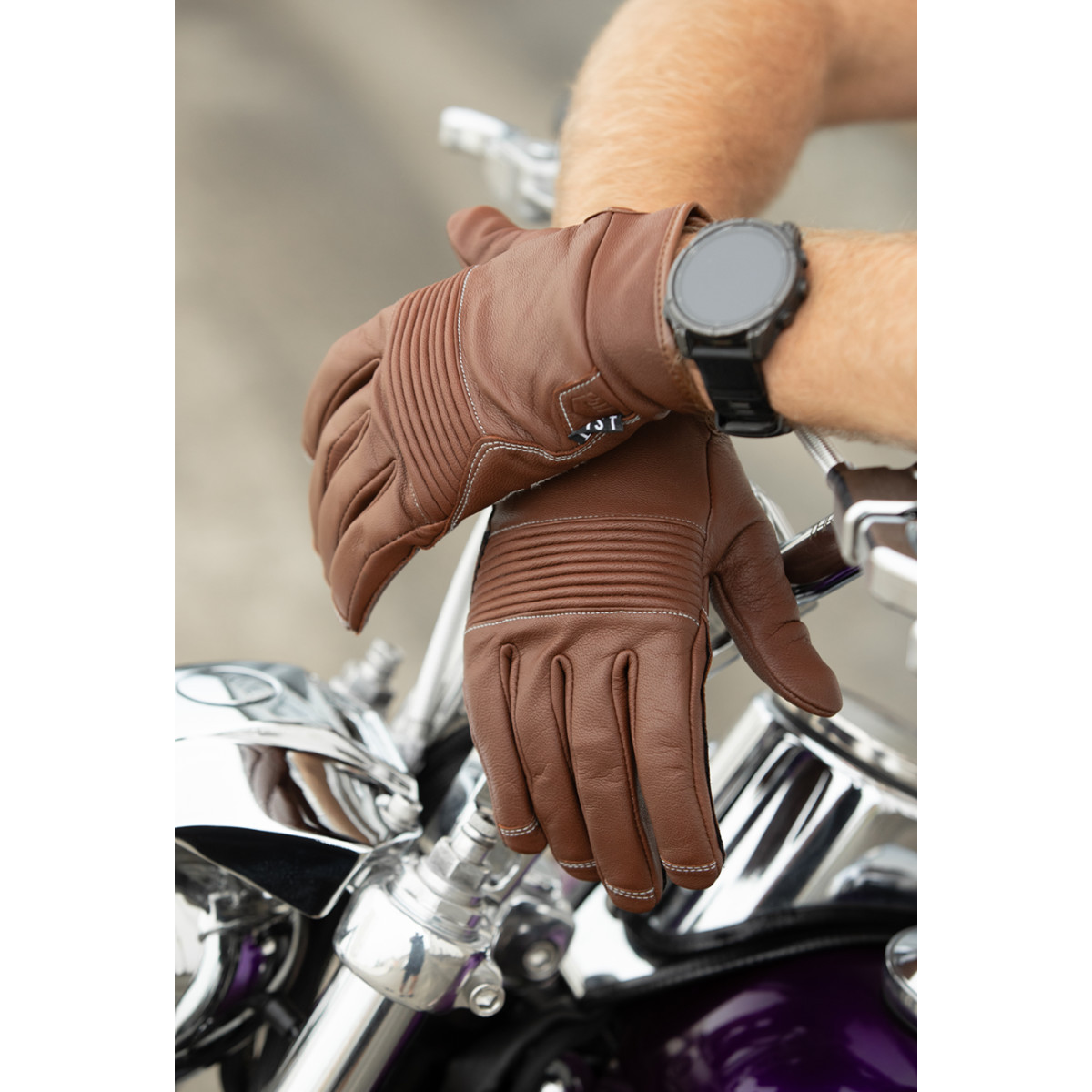 Fist Handwear #RW002XXS - Road Warrior Leather Gloves - Tan - 2XS