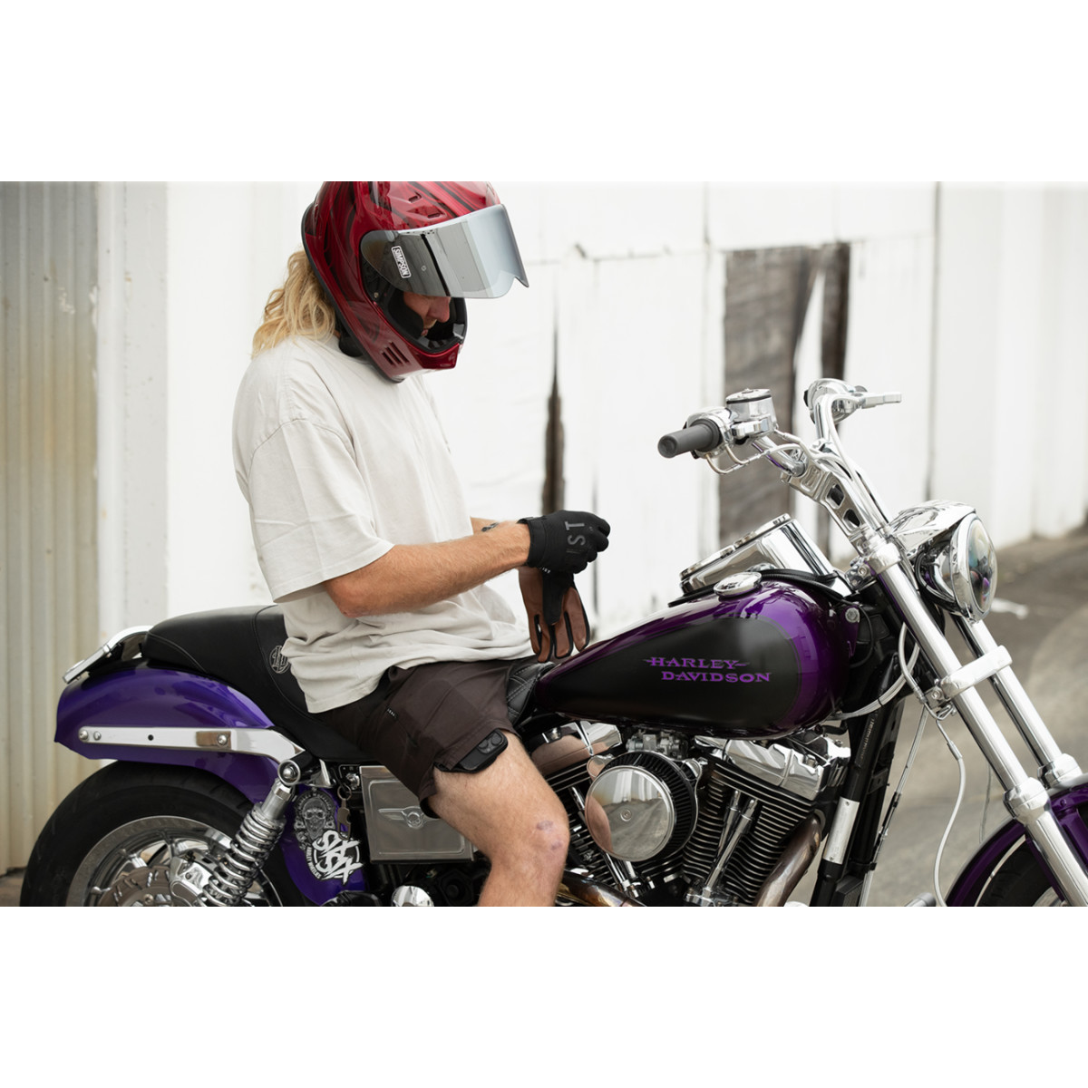 Fist Handwear #FHB002XXL - Moto Hybrid Leather Gloves - Tan - 2XL