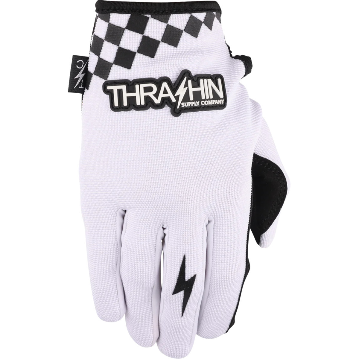 Thrashin Supply CO. #SV1-10-10 - Go Fast Stealth Gloves - White - Large