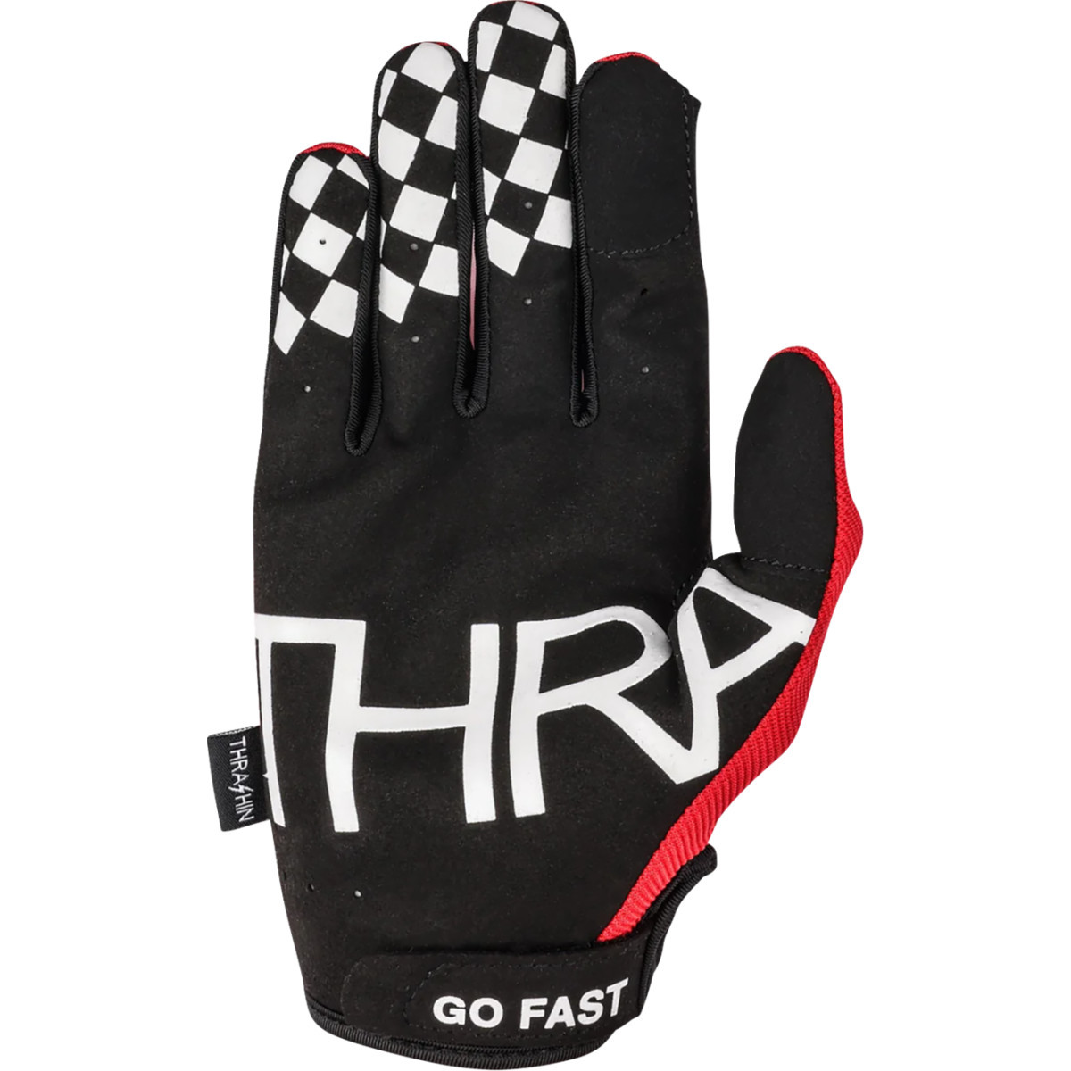 Thrashin Supply CO. #SV1-18-11 - Go Fast Stealth Gloves - Red - XL