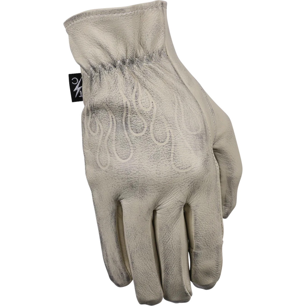 Thrashin Supply CO. #TRG-00-10 - Roper Leather Gloves - Bone White - Large