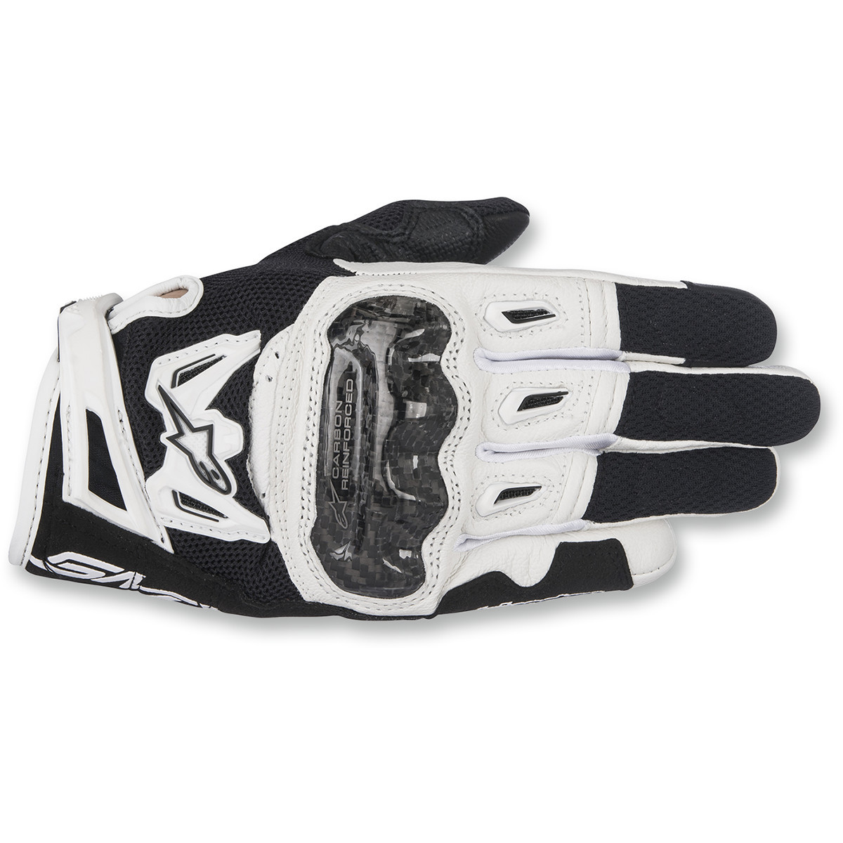 Alpinestars #3517717-12-XS - Stella SMX-2 Air Carbon V2 Gloves - Black/White - XS