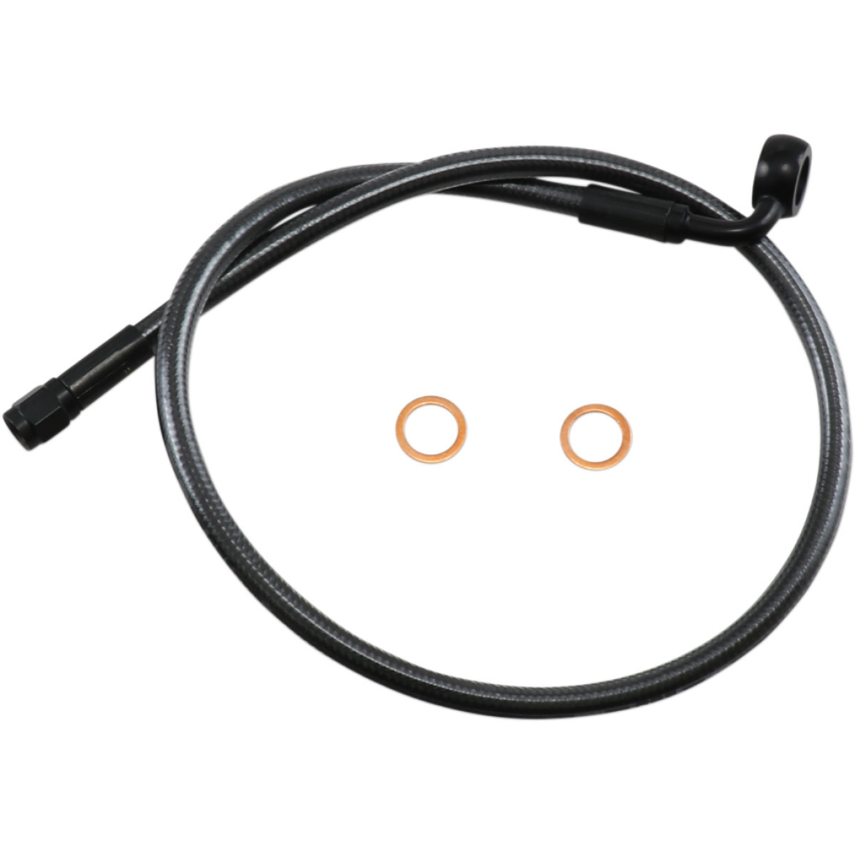 Magnum Shielding #AS478026 - Brake Line - 12mm-90° - 26" - Black Pearl