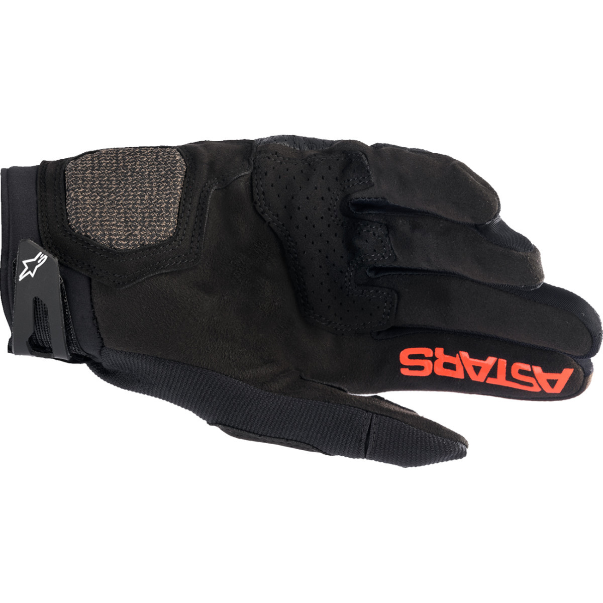 Alpinestars #3565023-1030-XL - Megawatt V2 Gloves - Black/Fluo Red - XL