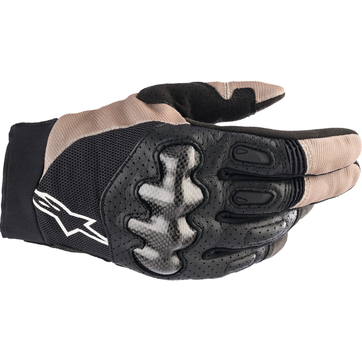 Alpinestars #3565023-9831-MD - Megawatt V2 Gloves - Stone/Black - Medium