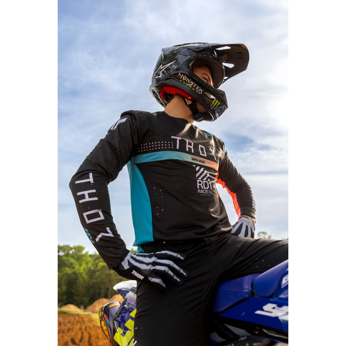 Thor - Sportmode X-RAY Gloves - Black/White - XS