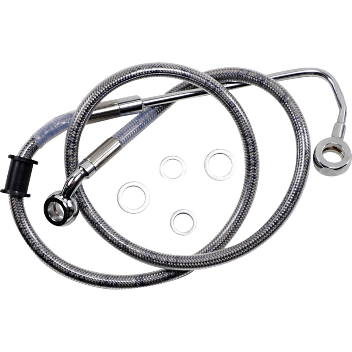 Drag Specialties - Brake Line - Front (Upper) - Stainless Steel