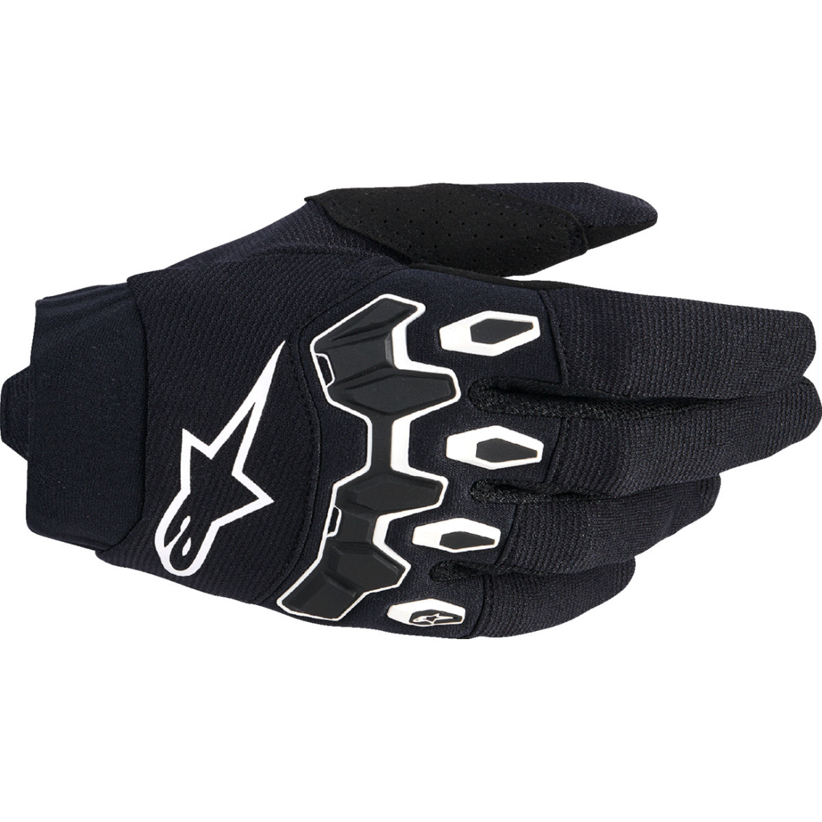 Alpinestars #3560426-12-2X - Full Bore V2 Gloves - Black/White - 2XL