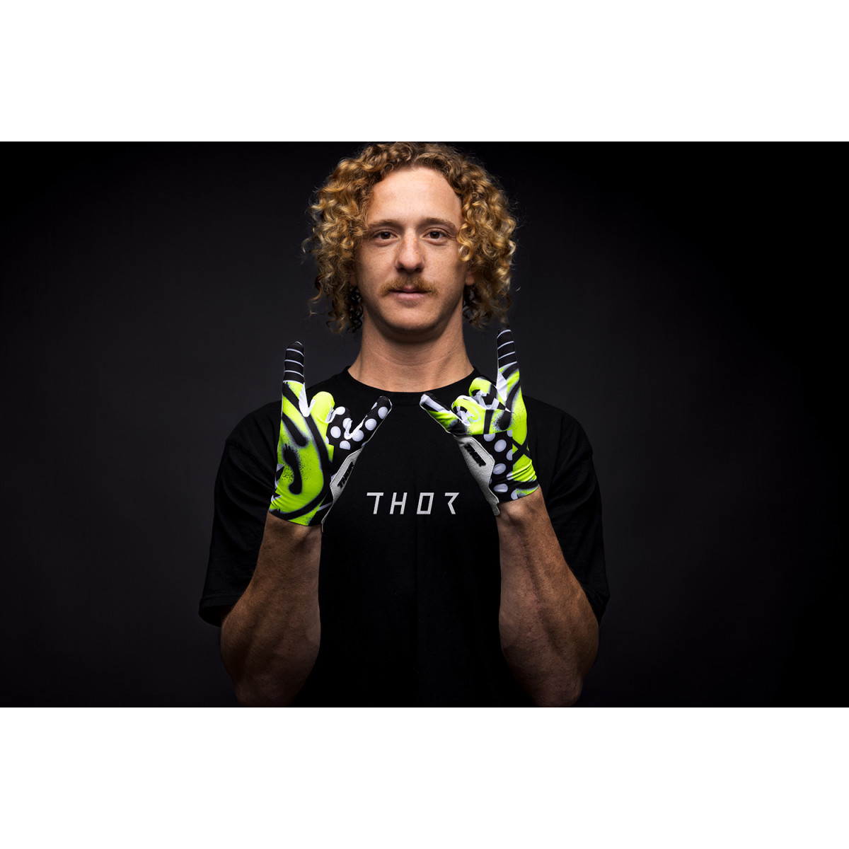 Thor - Sportmode Anarchy Gloves - Black/White - 2XL