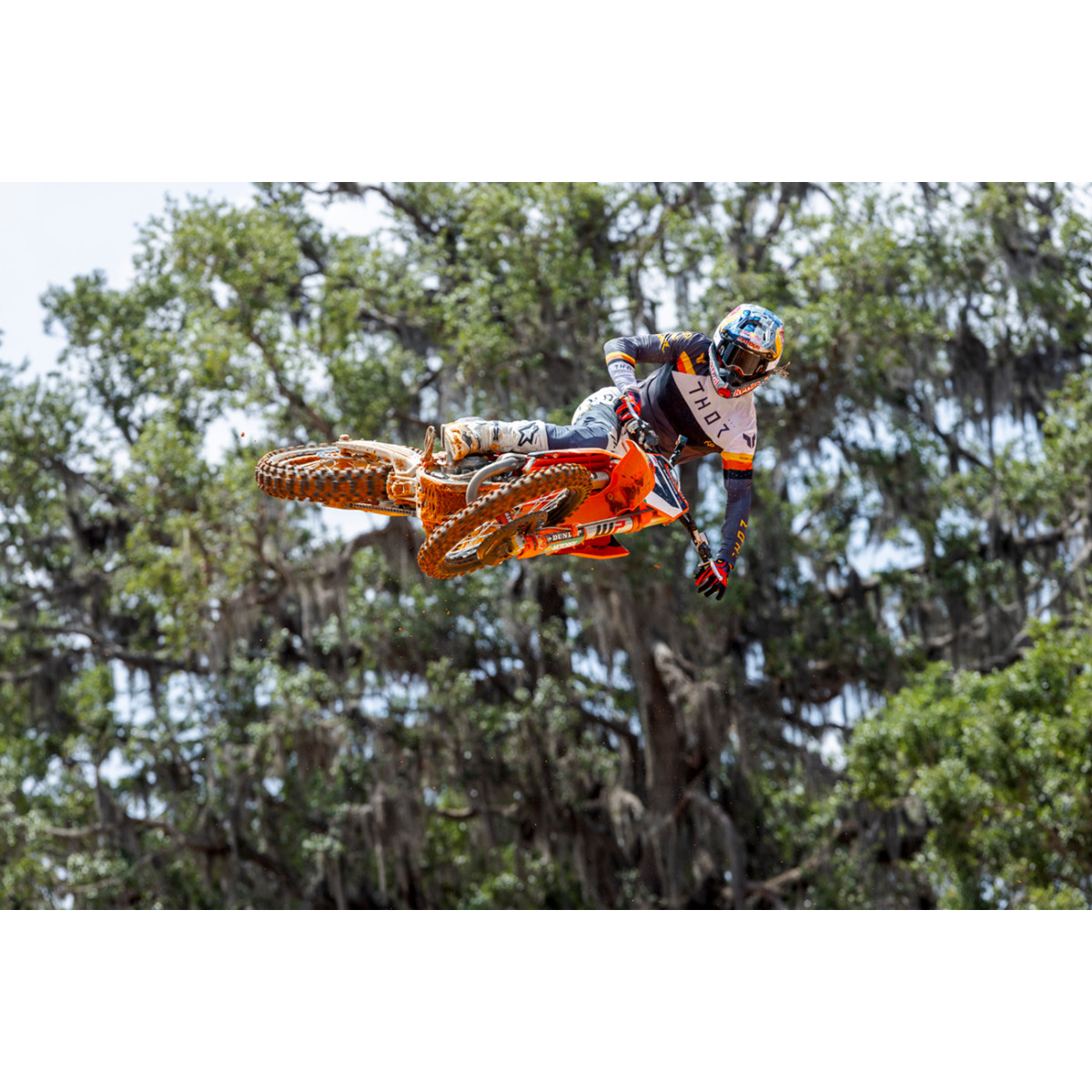Thor - Sportmode Inferno Gloves - Orange/Purple - XS