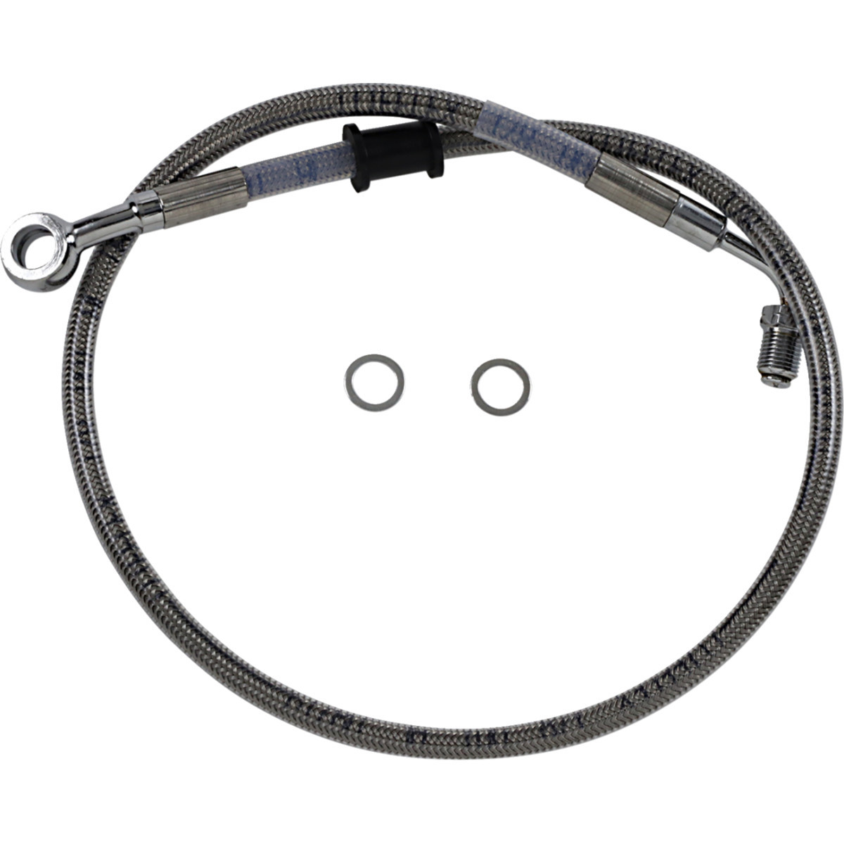 Drag Specialties - Brake Line - Front (Upper) - Stainless Steel