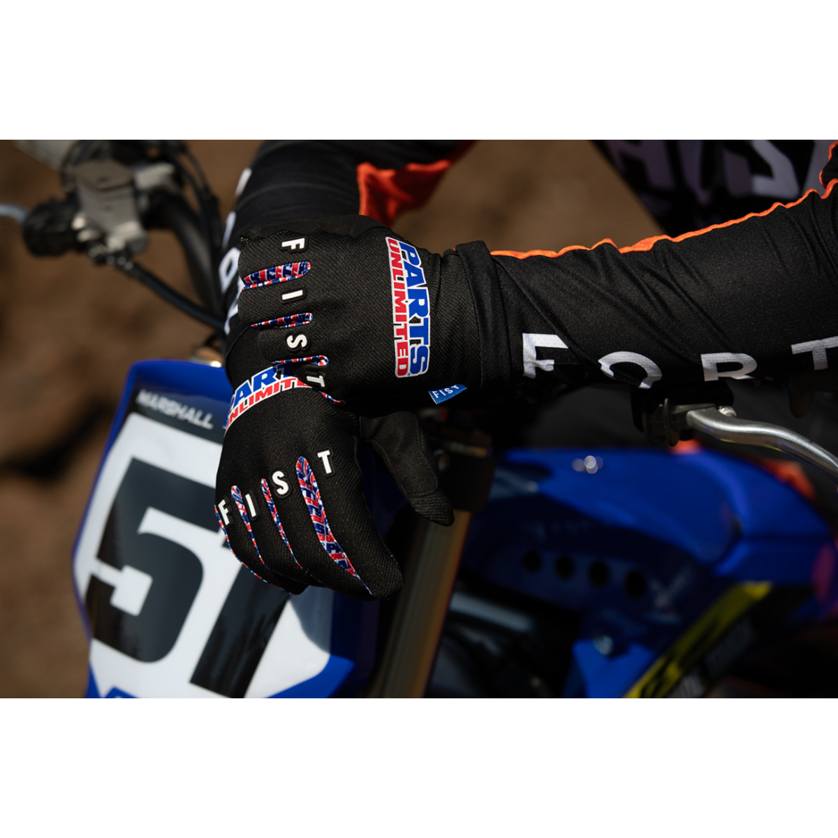 Fist Handwear #F-GS-01562-M - Parts Unlimited Gloves - Black - Medium