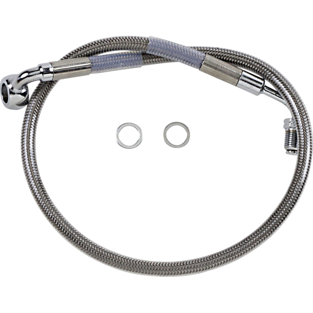 Drag Specialties - Brake Line - Front (Upper) - Stainless Steel