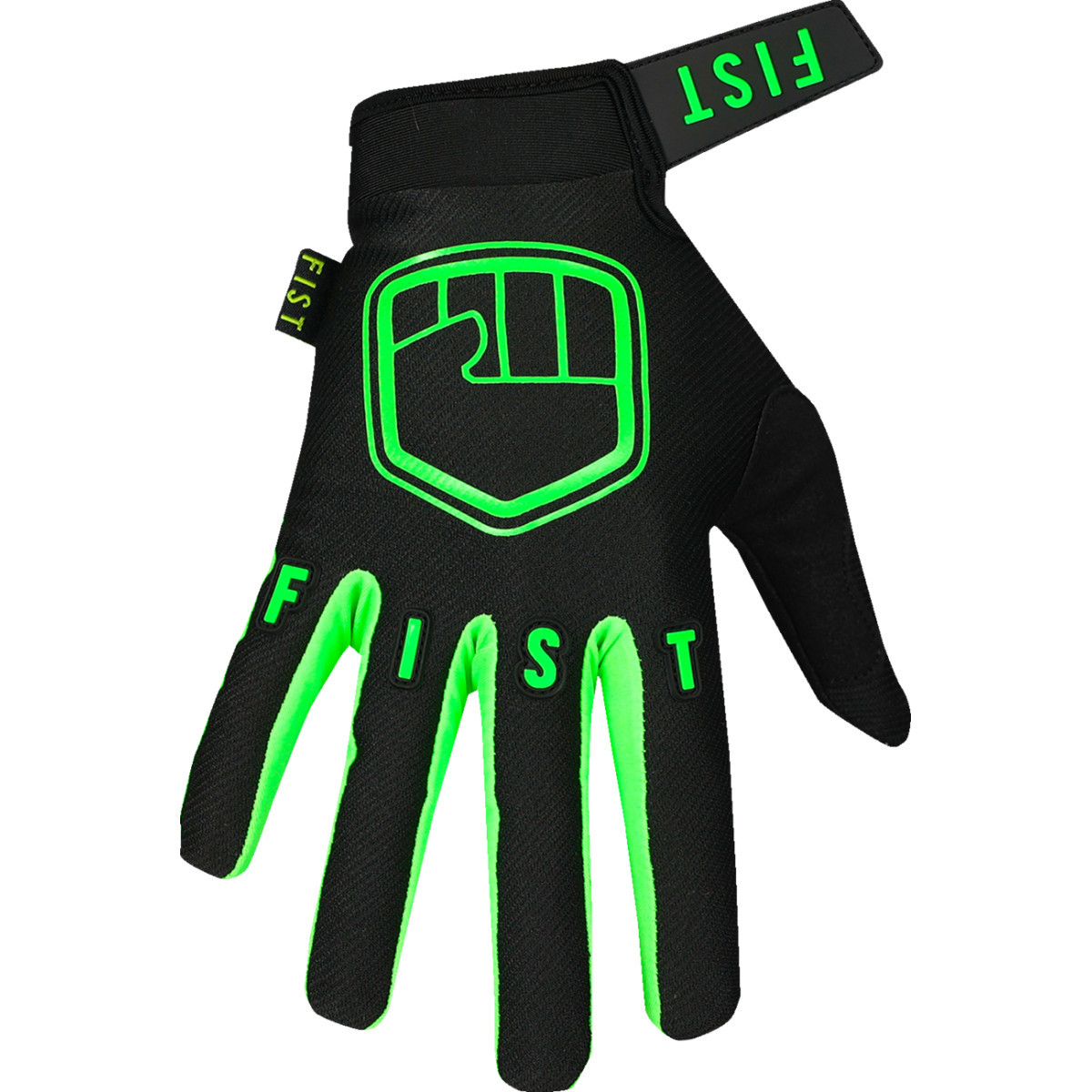 Fist Handwear #F-GS-01129-L - Strapped Stocker Gloves - Fluro Green - Large