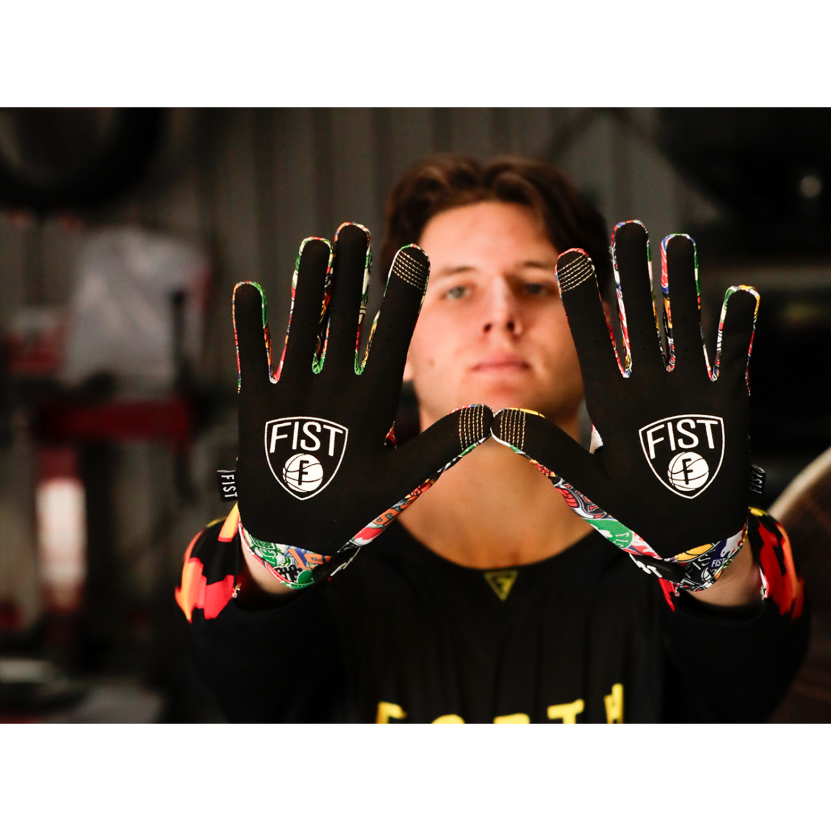 Fist Handwear #F-GS-01515-XXS - Strapped Hard Court Gloves - 2XS