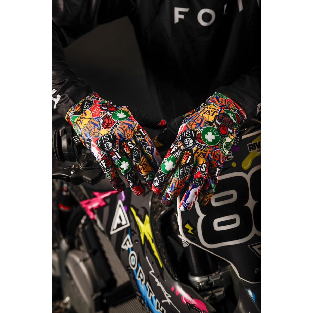 Fist Handwear #F-GS-01515-M - Strapped Hard Court Gloves - Medium