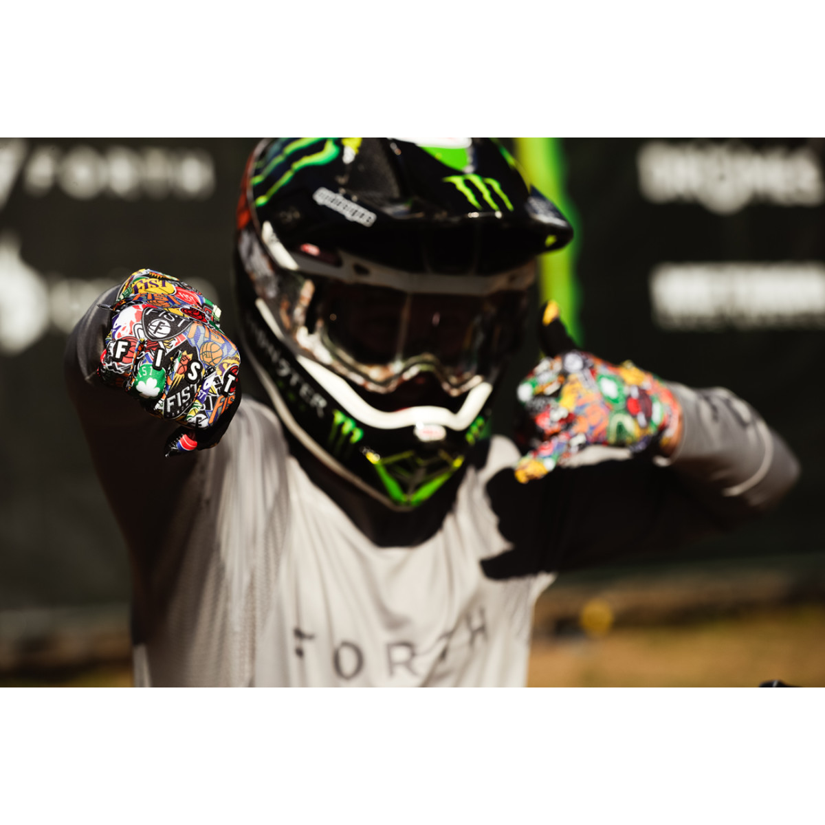 Fist Handwear #F-GS-01515-L - Strapped Hard Court Gloves - Large