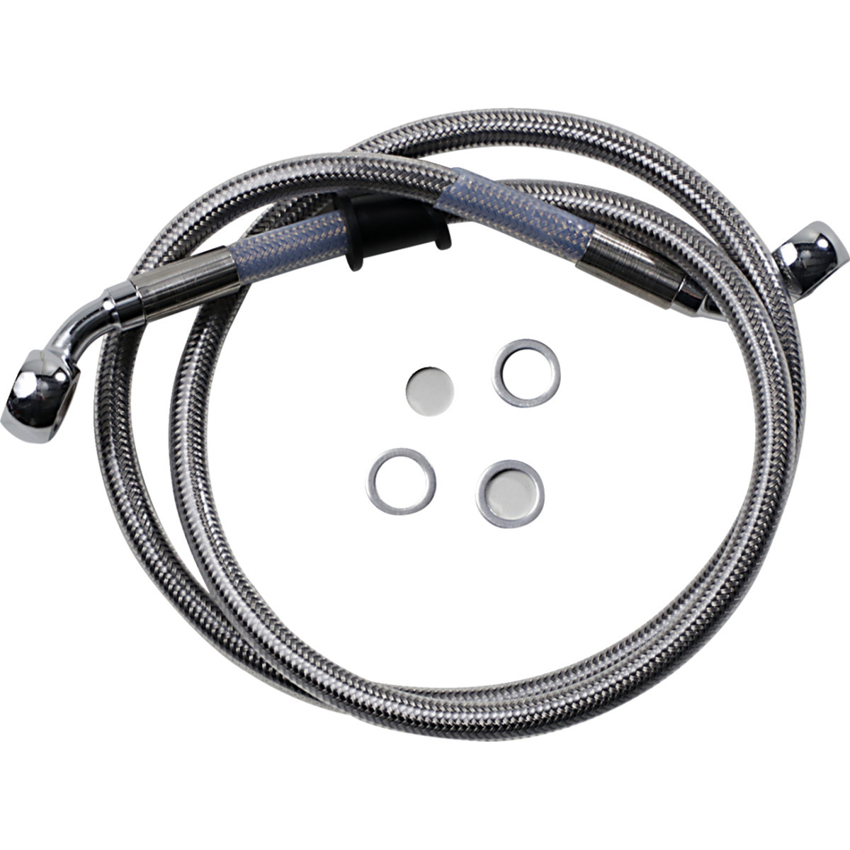 Drag Specialties - Brake Line - Front (Upper) - Stainless Steel