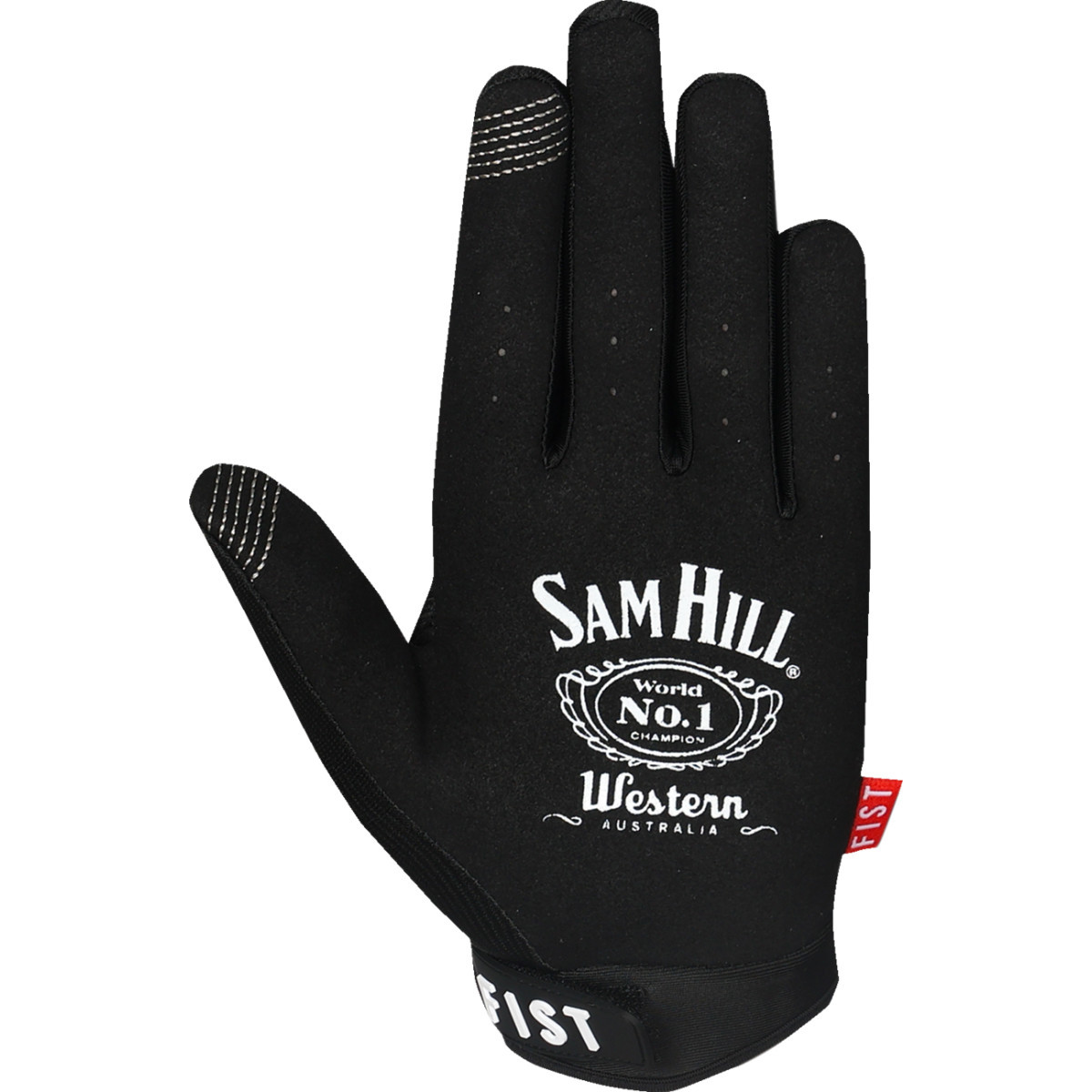 Fist Handwear #F-GS-01519-M - Strapped Sam Hill Red Label Good Times Gloves - Medium