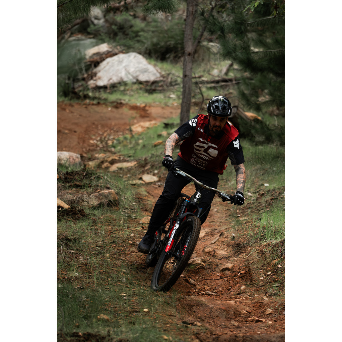 Fist Handwear #F-GS-01519-L - Strapped Sam Hill Red Label Good Times Gloves - Large