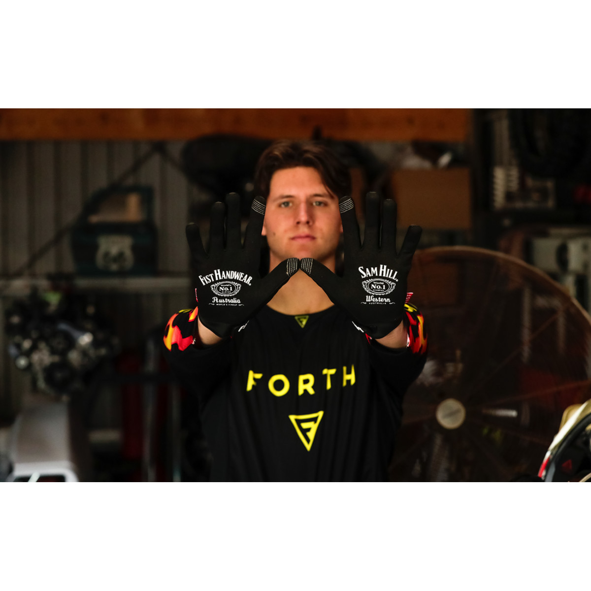 Fist Handwear #F-GS-01519-XL - Strapped Sam Hill Red Label Good Times Gloves - XL