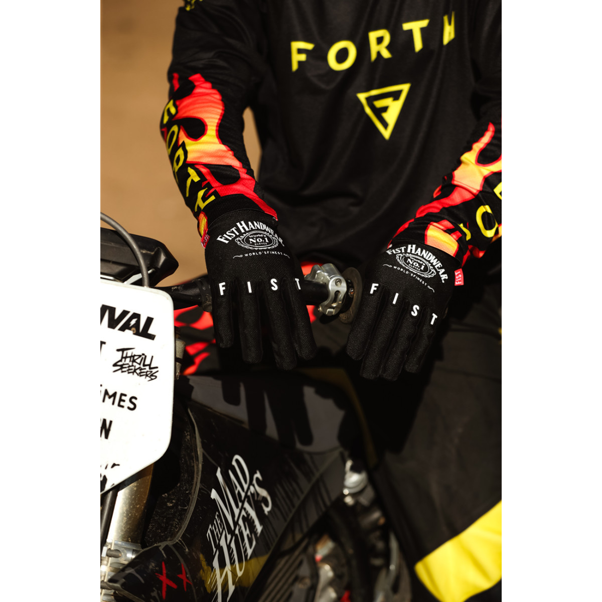 Fist Handwear #F-GS-01519-XL - Strapped Sam Hill Red Label Good Times Gloves - XL