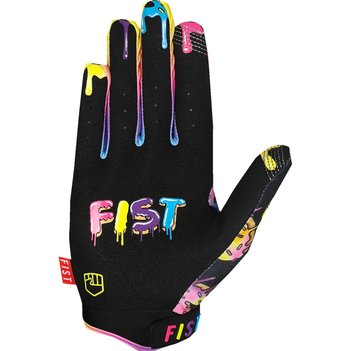 Fist Handwear #F-GS-01520-S - Strapped Caroline Buchanan Red Label Sprinkle Fades Gloves - Small