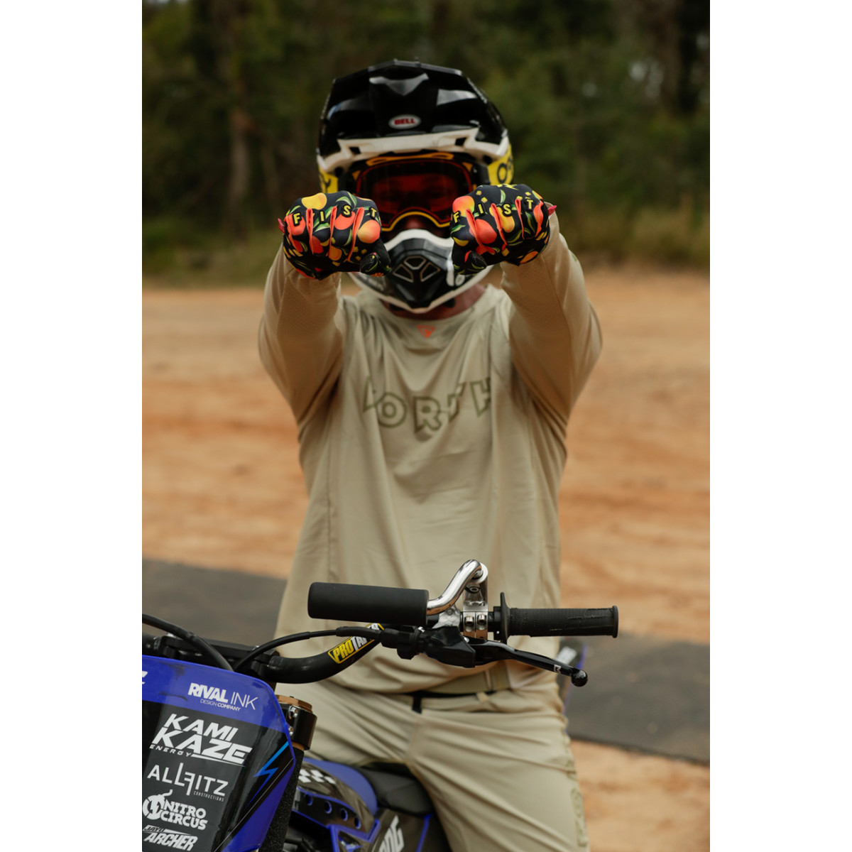 Fist Handwear #F-GS-01521-XXS - Strapped R-Willy Red Label Mango Madness Gloves - 2XS