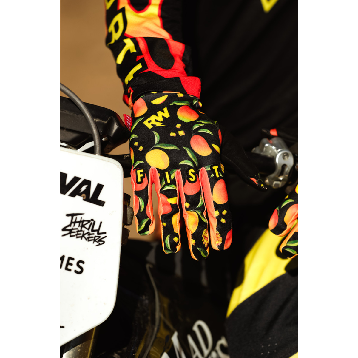 Fist Handwear #F-GS-01521-XS - Strapped R-Willy Red Label Mango Madness Gloves - XS