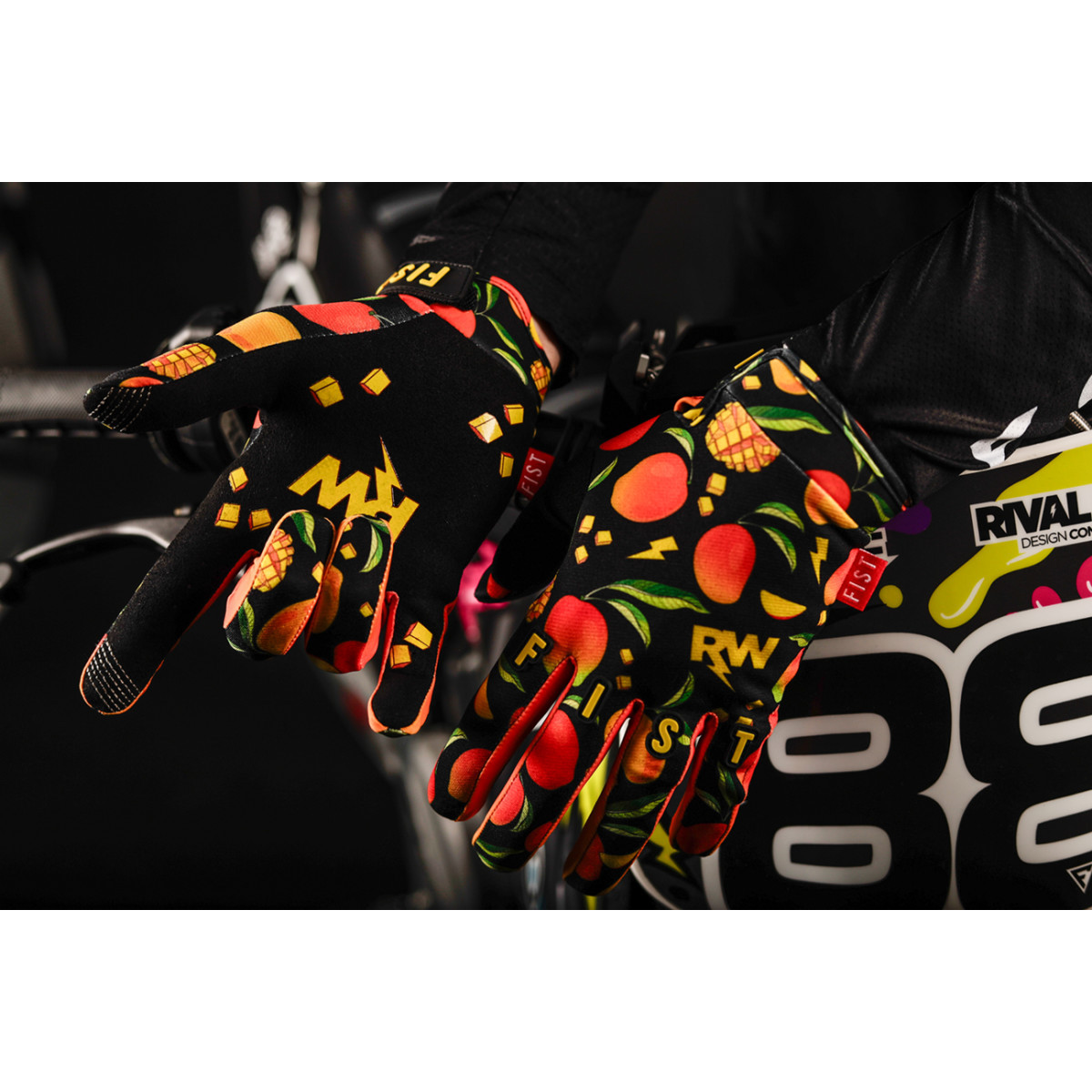 Fist Handwear #F-GS-01521-2XL - Strapped R-Willy Red Label Mango Madness Gloves - 2XL