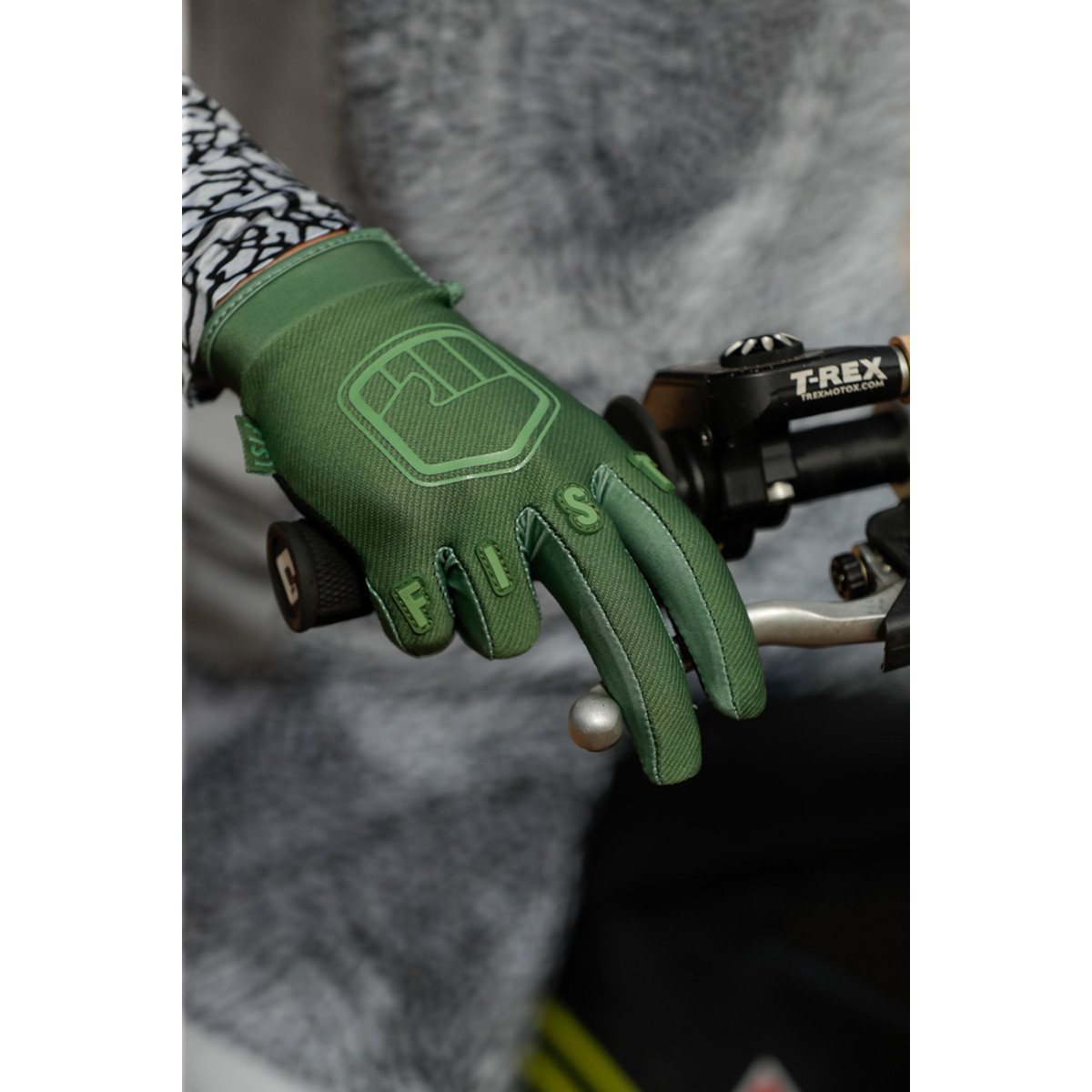 Fist Handwear #F-GS-01529-M - Strapped Earth Stocker Gloves - Olive - Medium
