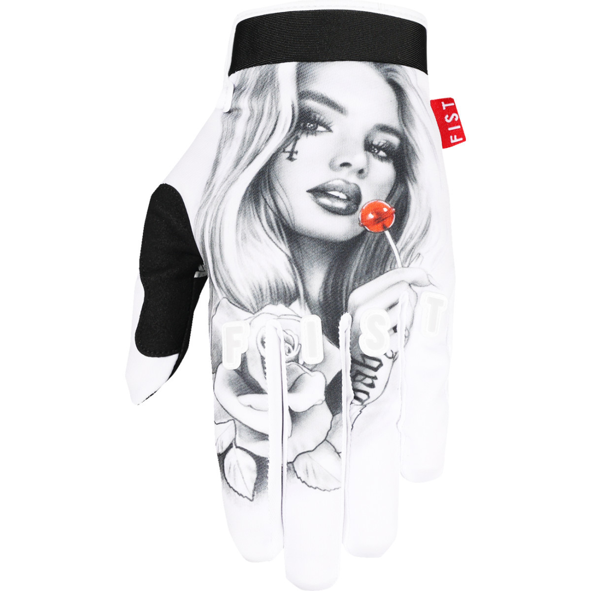 Fist Handwear #F-GS-01004-XXS - Strapped Hannah Roberts Red Label Eye Candy Gloves - 2XS