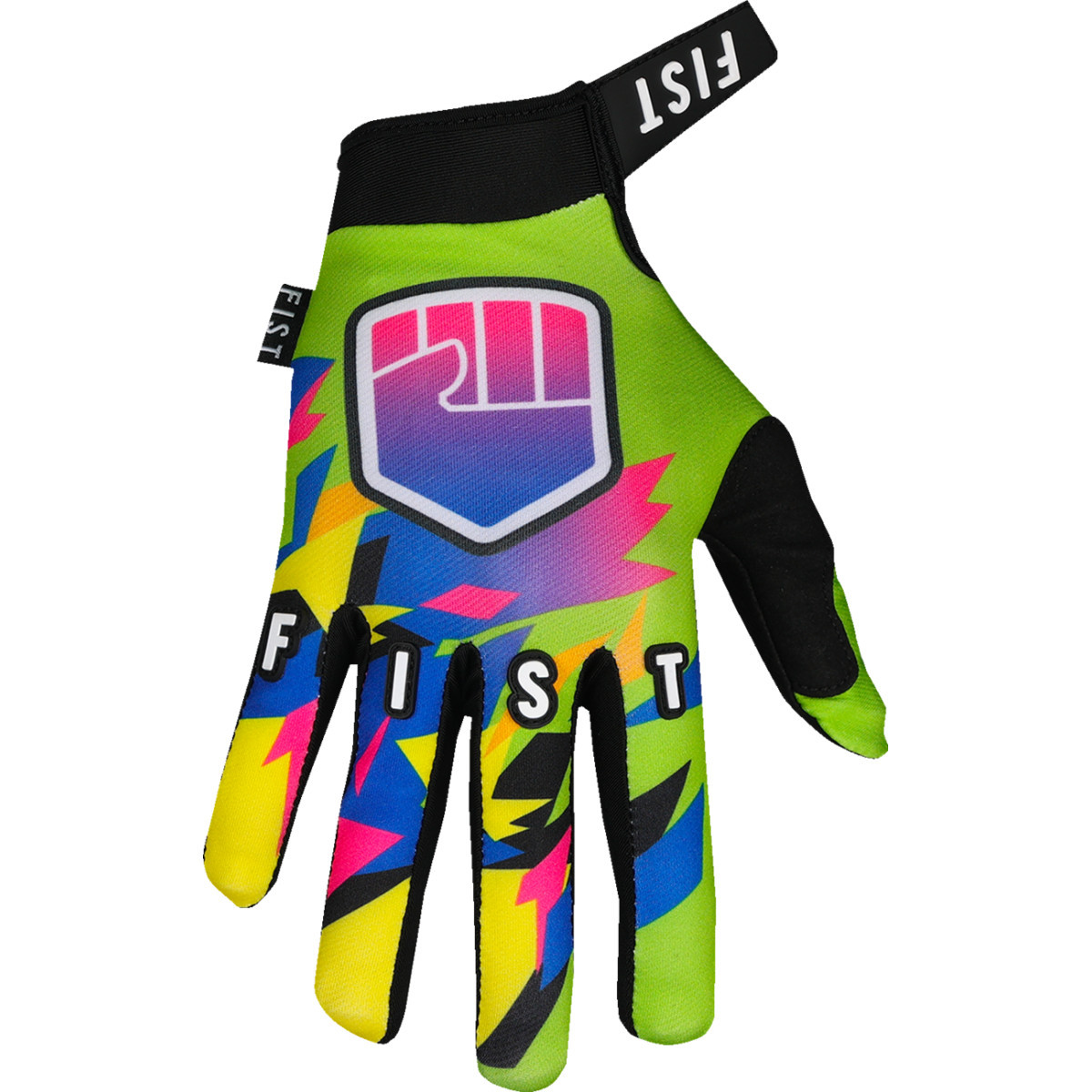 Fist Handwear #F-GS-01024-S - Strapped 90's Gloves - Green - Small