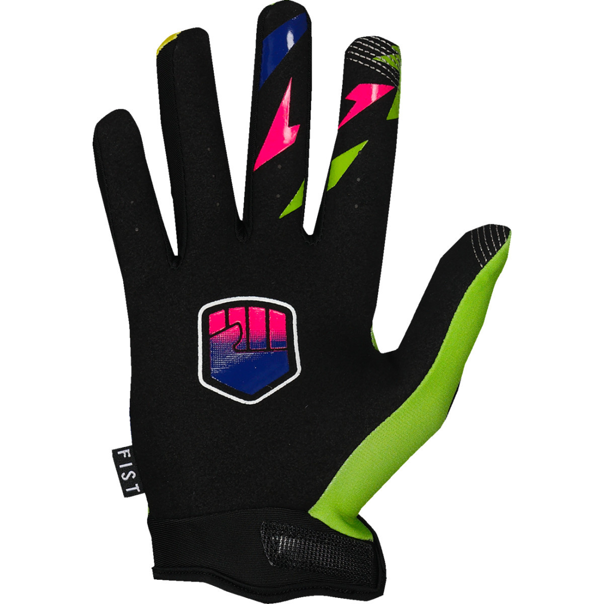 Fist Handwear #F-GS-01024-2XL - Strapped 90's Gloves - Green - 2XL