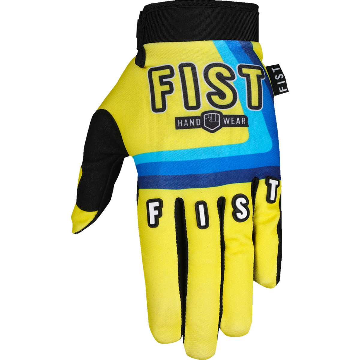 Fist Handwear #F-GS-01026-XS - Strapped 90's Gloves - Yellow - XS