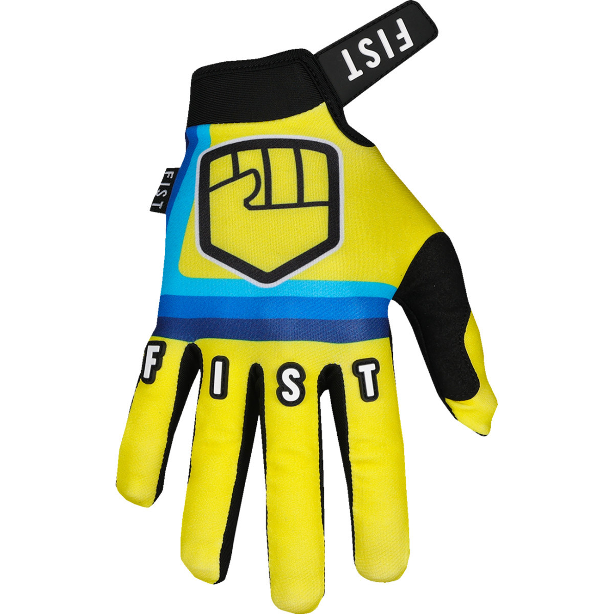 Fist Handwear #F-GS-01026-M - Strapped 90's Gloves - Yellow - Medium
