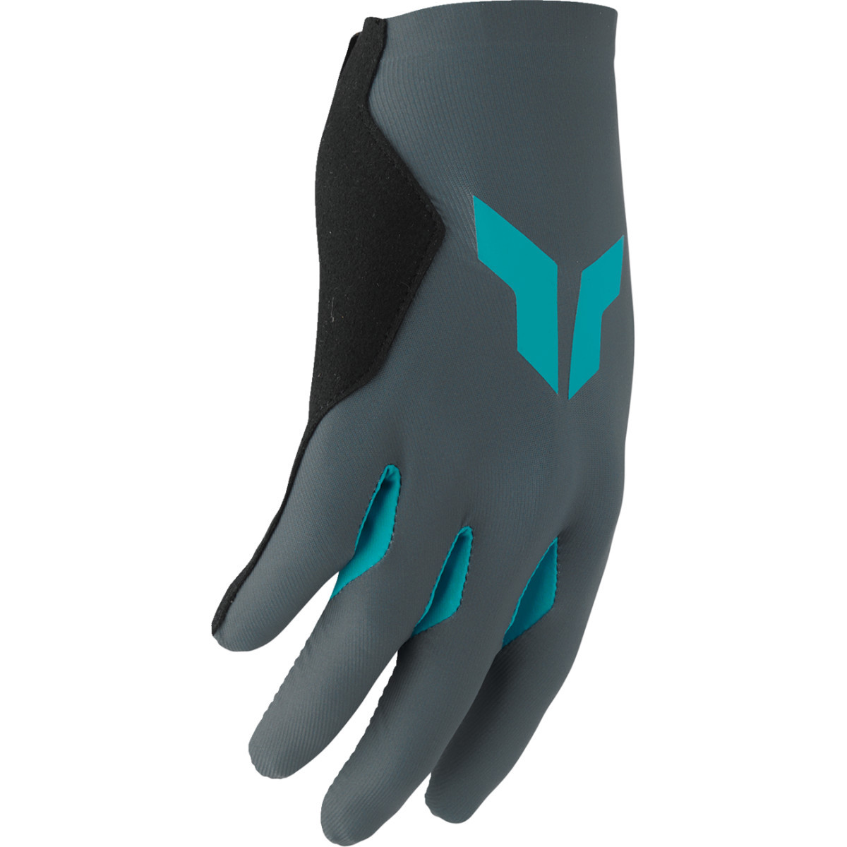 Thor - Women's Sportmode Iconic Gloves - Gray/Aqua - XL