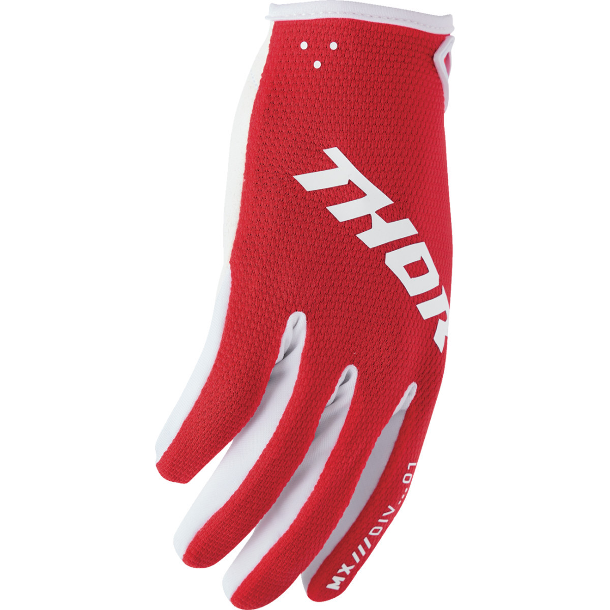 Thor - Youth Ridemode Static Gloves - Red - Small