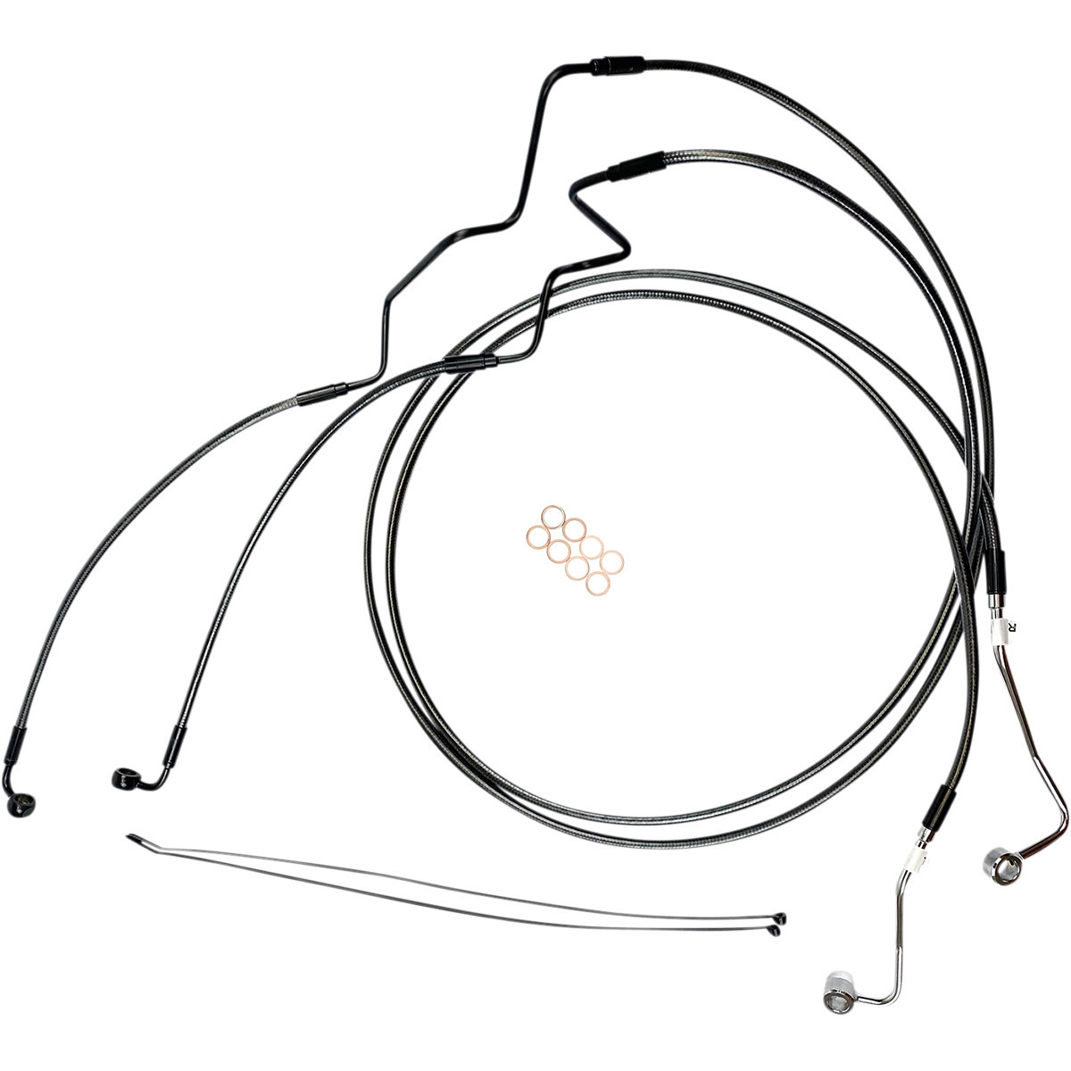 Magnum Shielding #AS470164 - Brake Line - +4" - Black Pearl