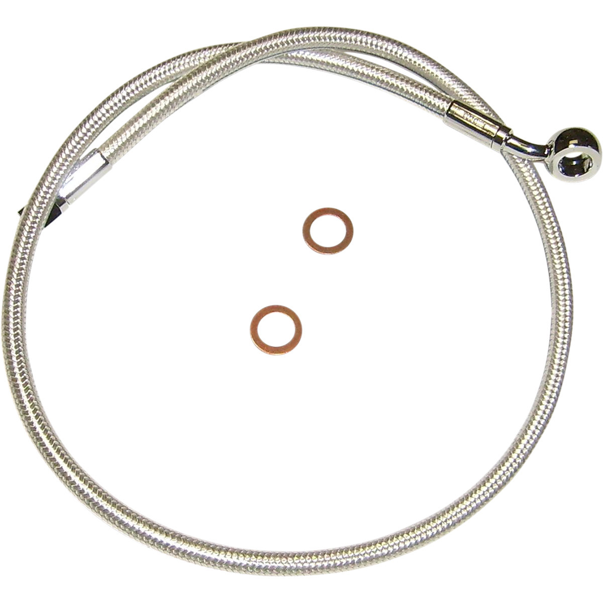Magnum Shielding #AS378122 - Brake Line - 12mm-35° - 22" - Sterling Chromite II
