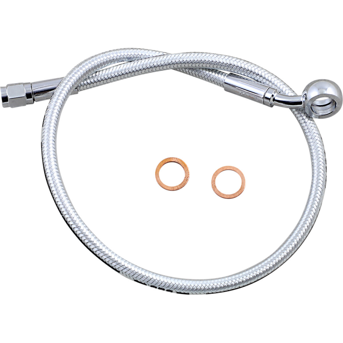 Magnum Shielding #AS378122 - Brake Line - 12mm-35° - 22" - Sterling Chromite II