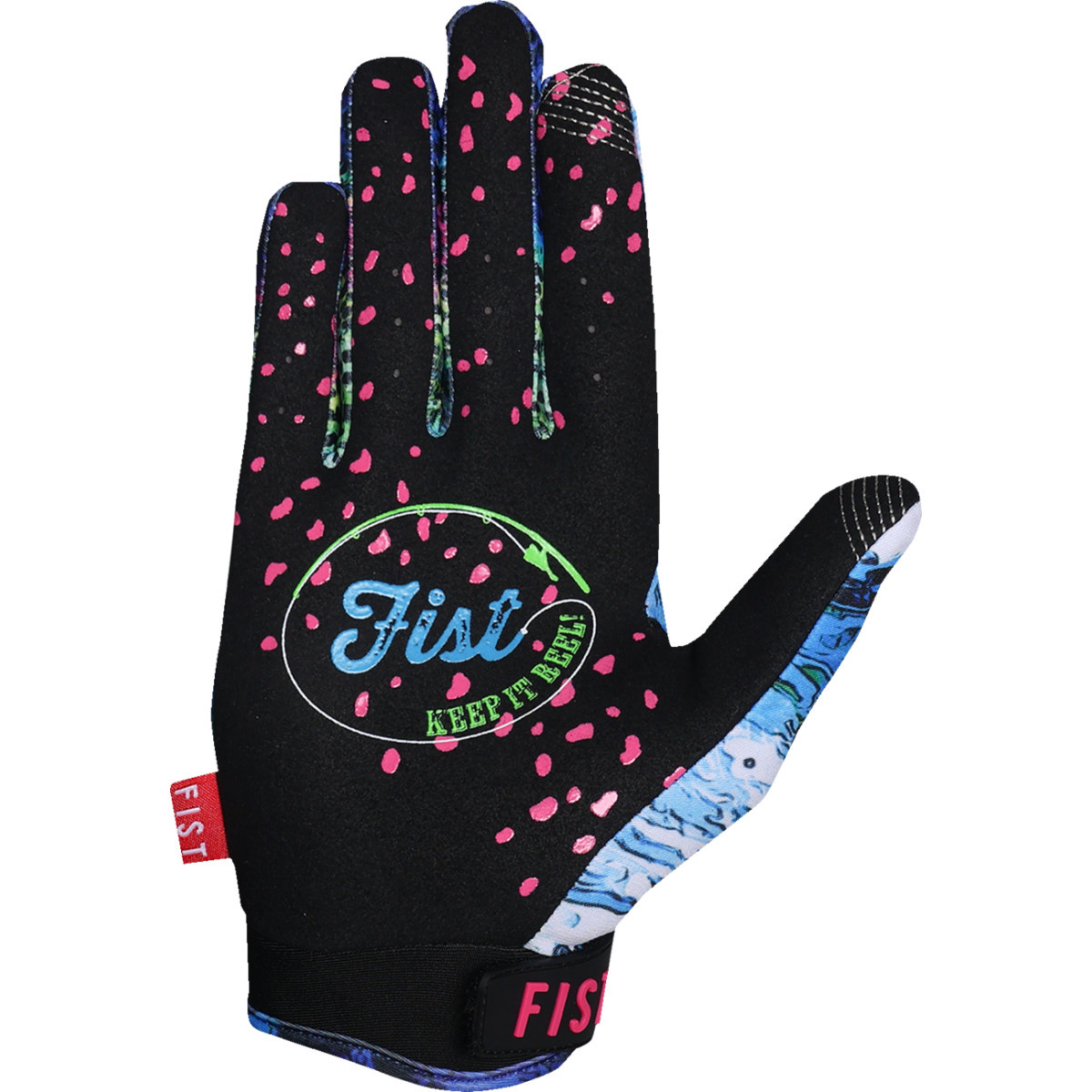 Fist Handwear #F-GLF-01124-S - Lil Fists Strapped Dylan Long Red Label Keep It Reel Gloves - Small