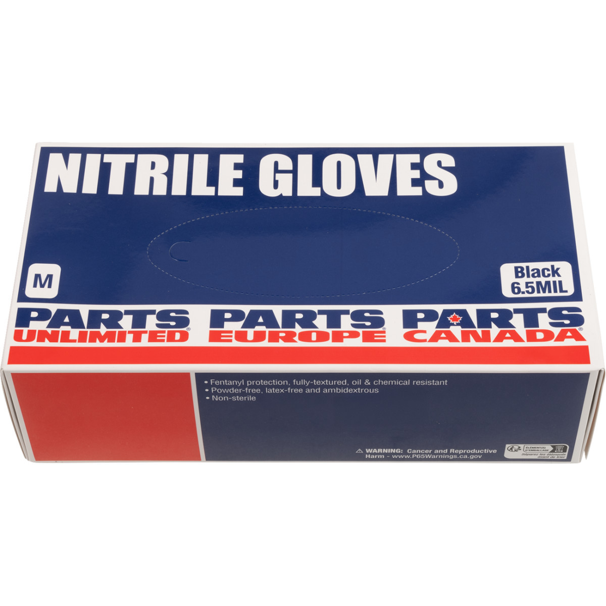 Parts Unlimited - Nitrile Gloves - 6.5 MIL - Medium - 100-Pack