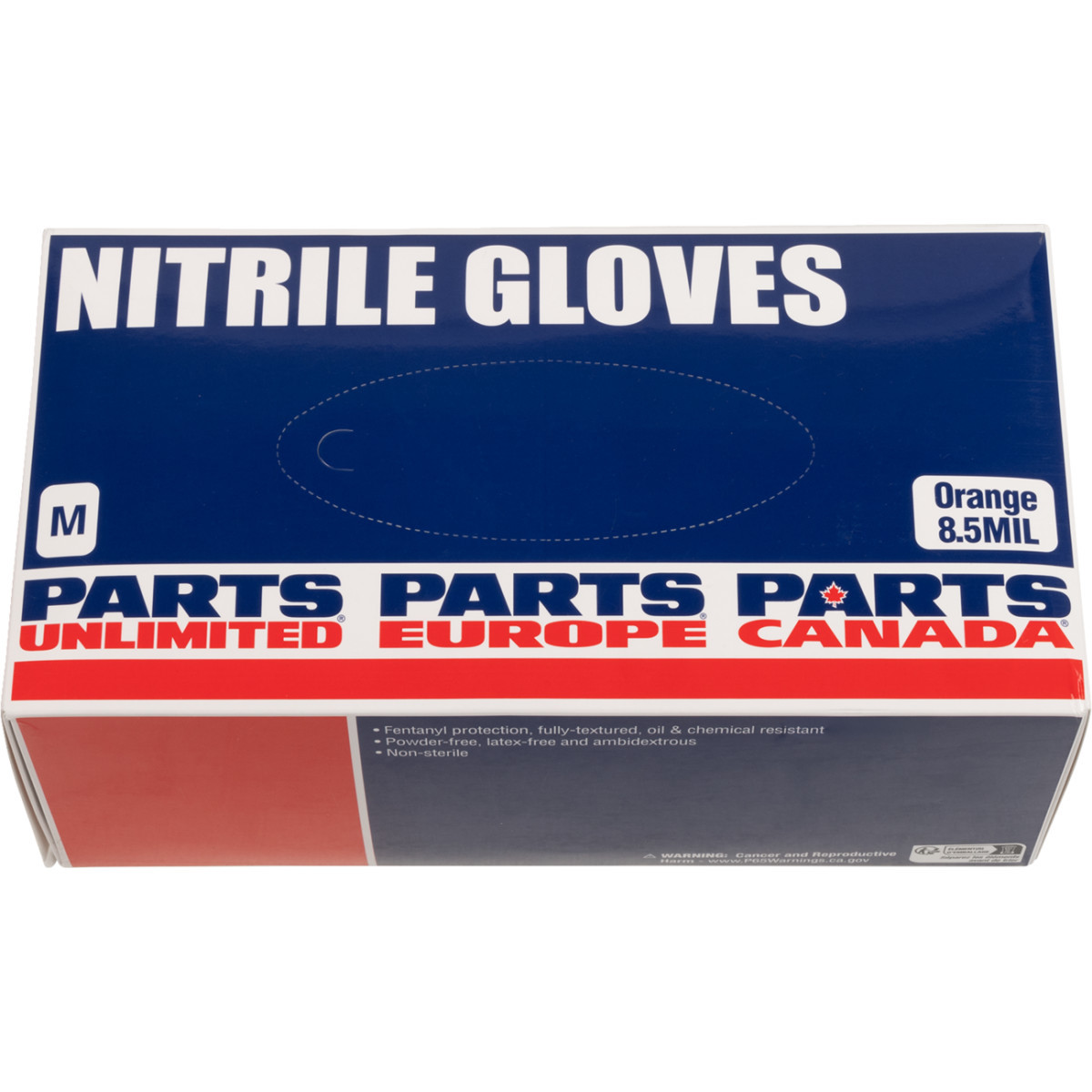Parts Unlimited - Nitrile Gloves - 8.5 MIL - Medium - 100-Pack