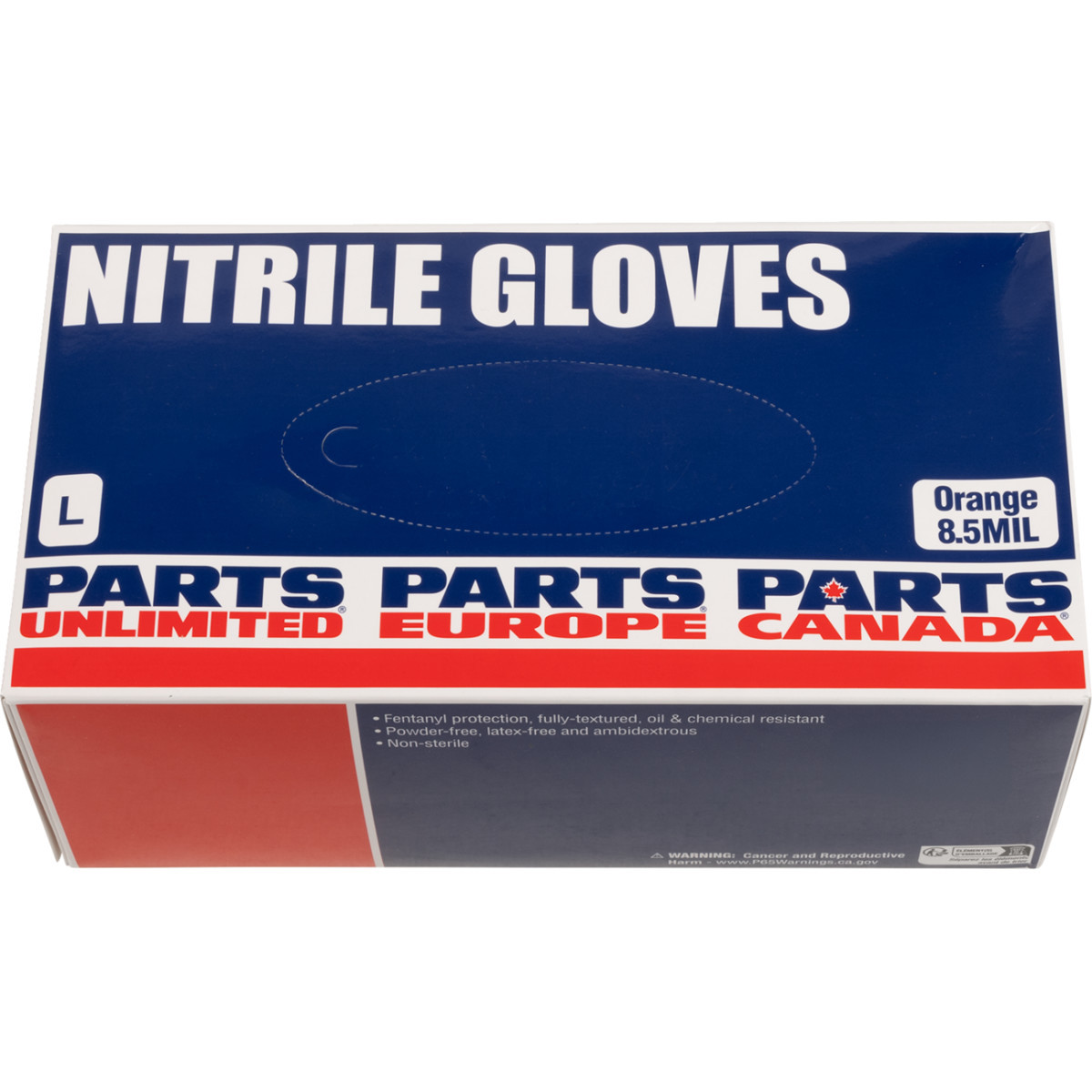 Parts Unlimited - Nitrile Gloves - 8.5 MIL - Large - 100-Pack