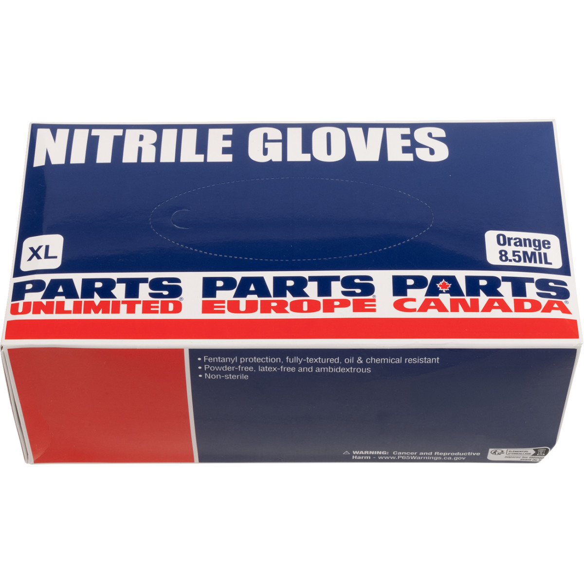 Parts Unlimited - Nitrile Gloves - 8.5 MIL - XL - 100-Pack