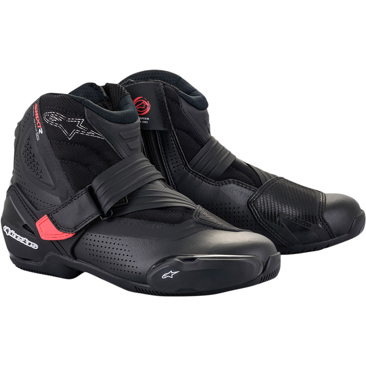 Alpinestars #2224121-1839-38 - Stella SMX-1 R V2 Vented Boots - Black/Pink - US 7 / EU 38