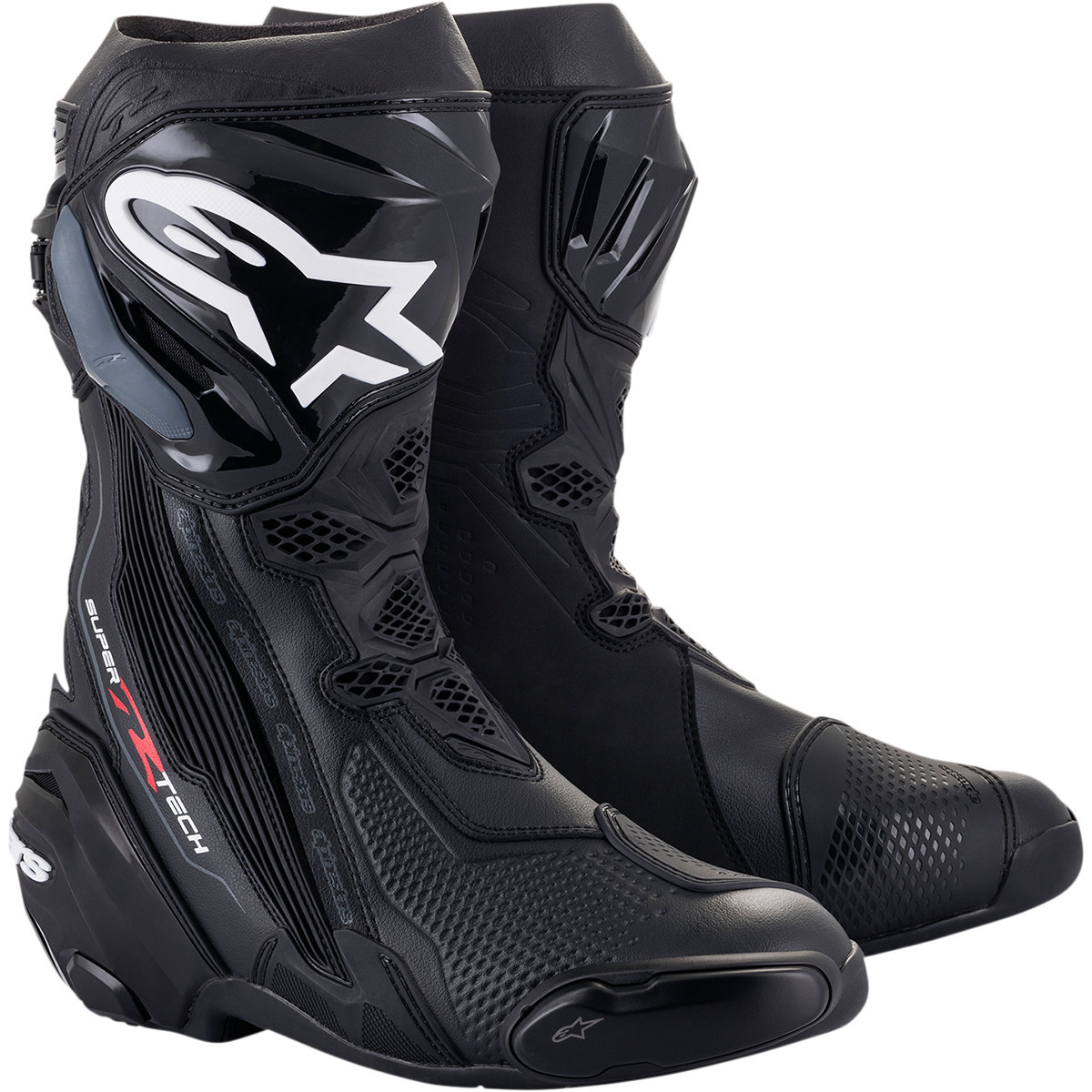 Alpinestars #2220021-10-41 - Supertech R Boots - Black - US 7.5 / EU 41