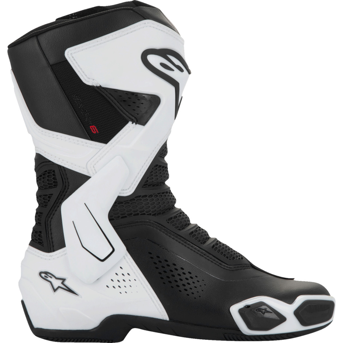 Alpinestars #2223425-21-38 - Stella SMX-6 V3 Vented Boots - Black/White - US 7 / EU 38
